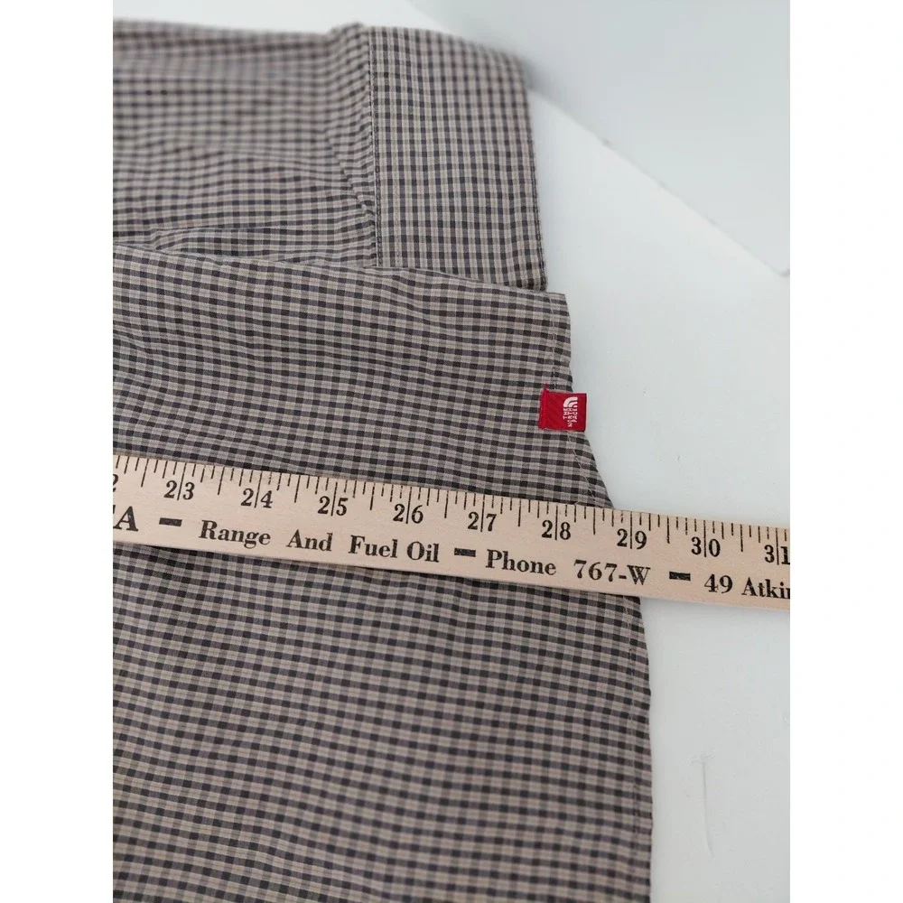 The North Face Long Sleeve Button-Up Collared Pocket Plaid Shirt Size L‎